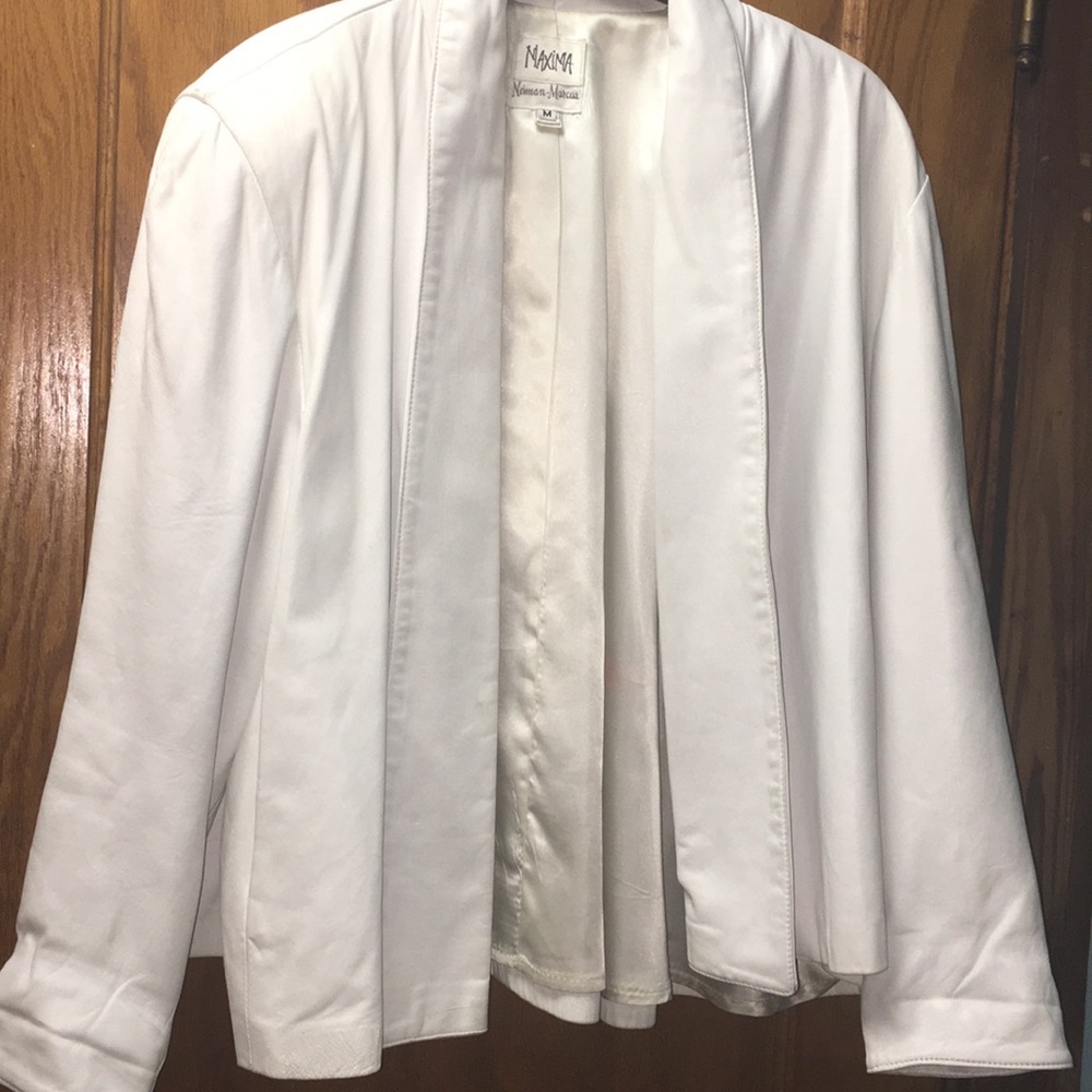 Maxima by Neiman Marcus Women’s Leather Jacket